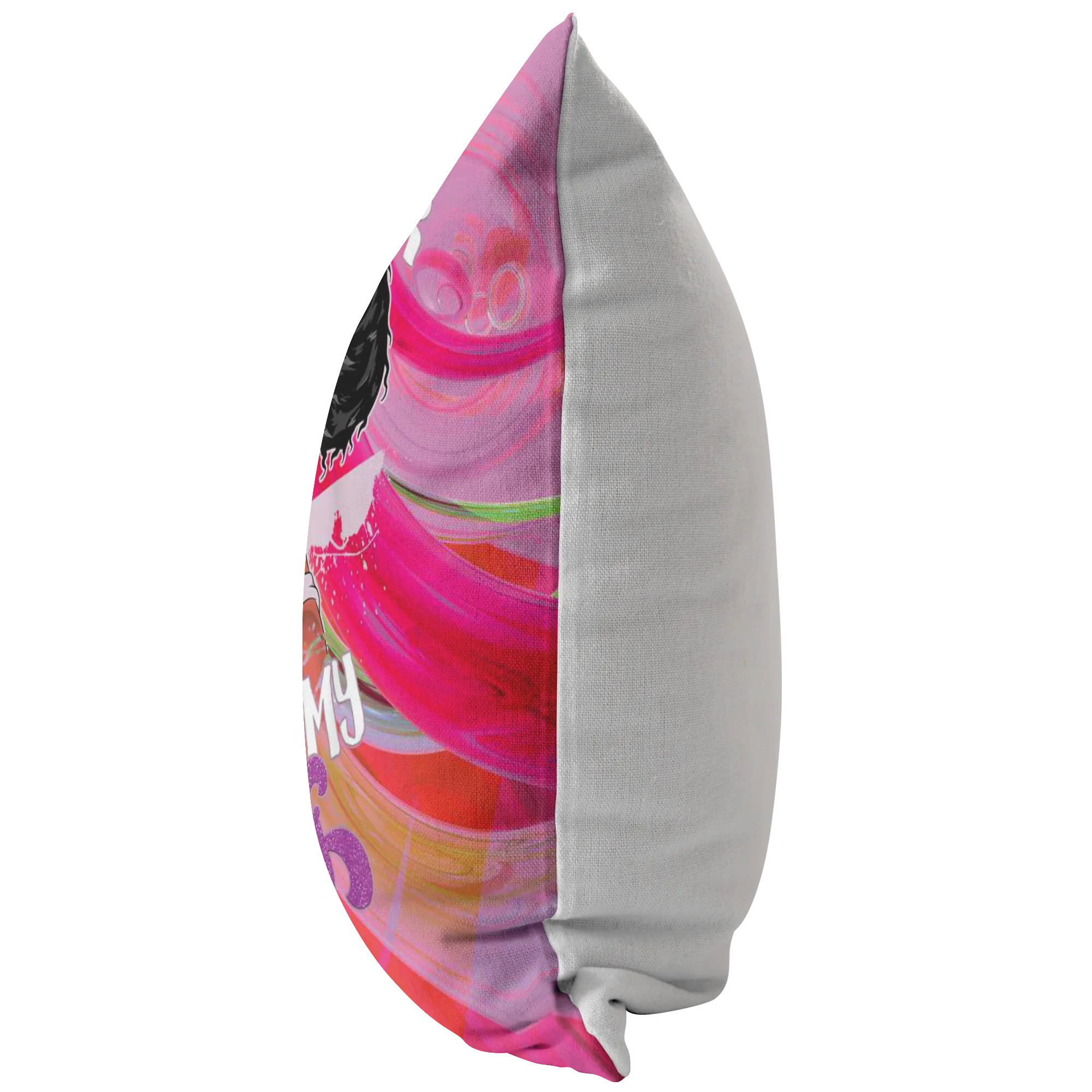 The Power is in your Puff Pillow (Pink)