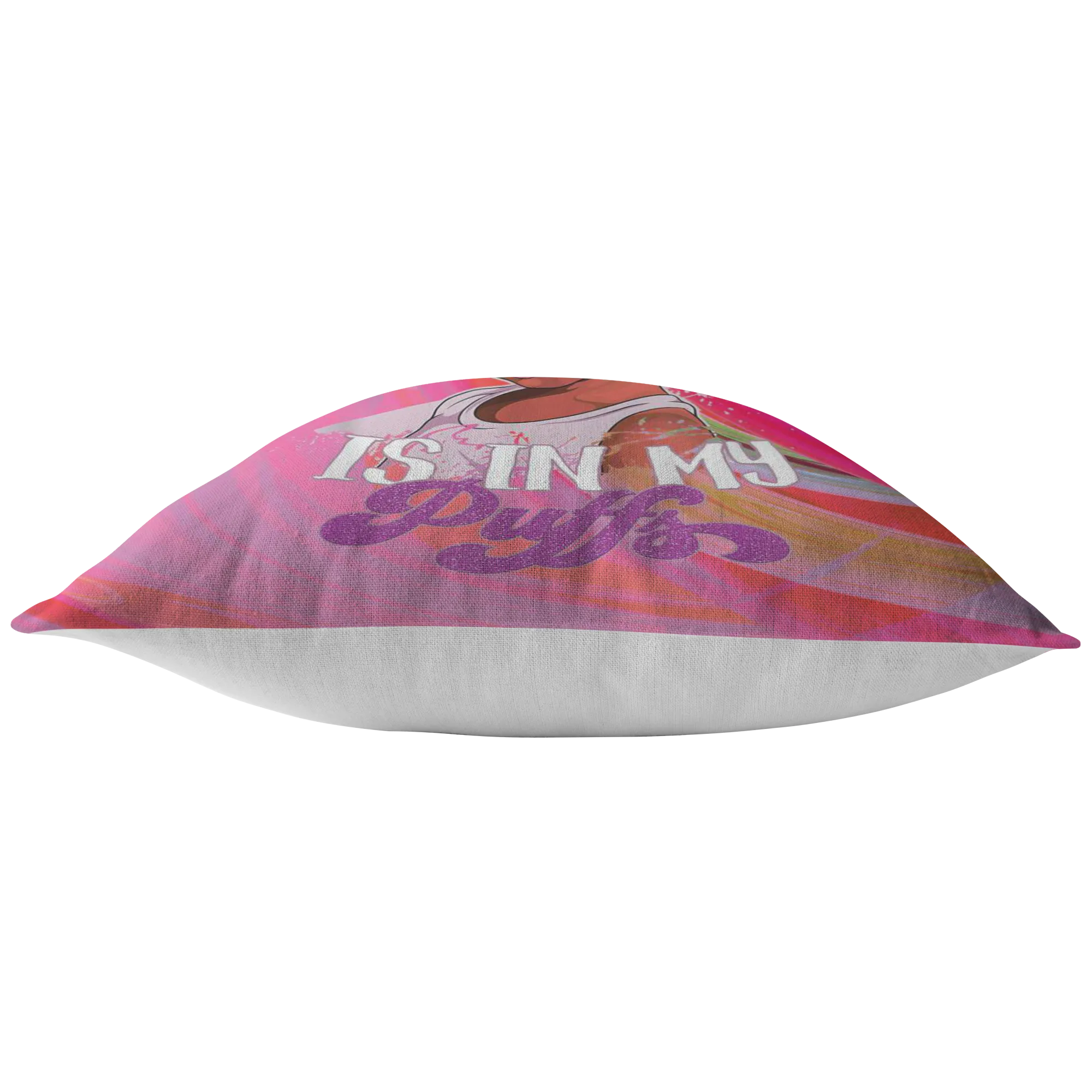 The Power is in your Puff Pillow (Pink)