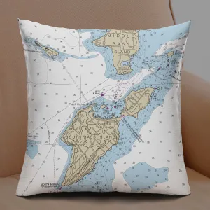 The Put In Bay Square Pillow Cover