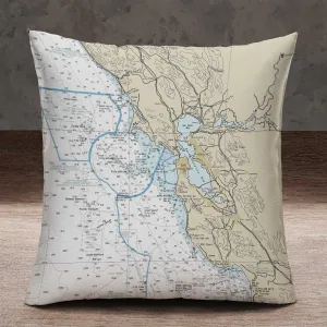 The San Francisco Bay Square Pillow Cover