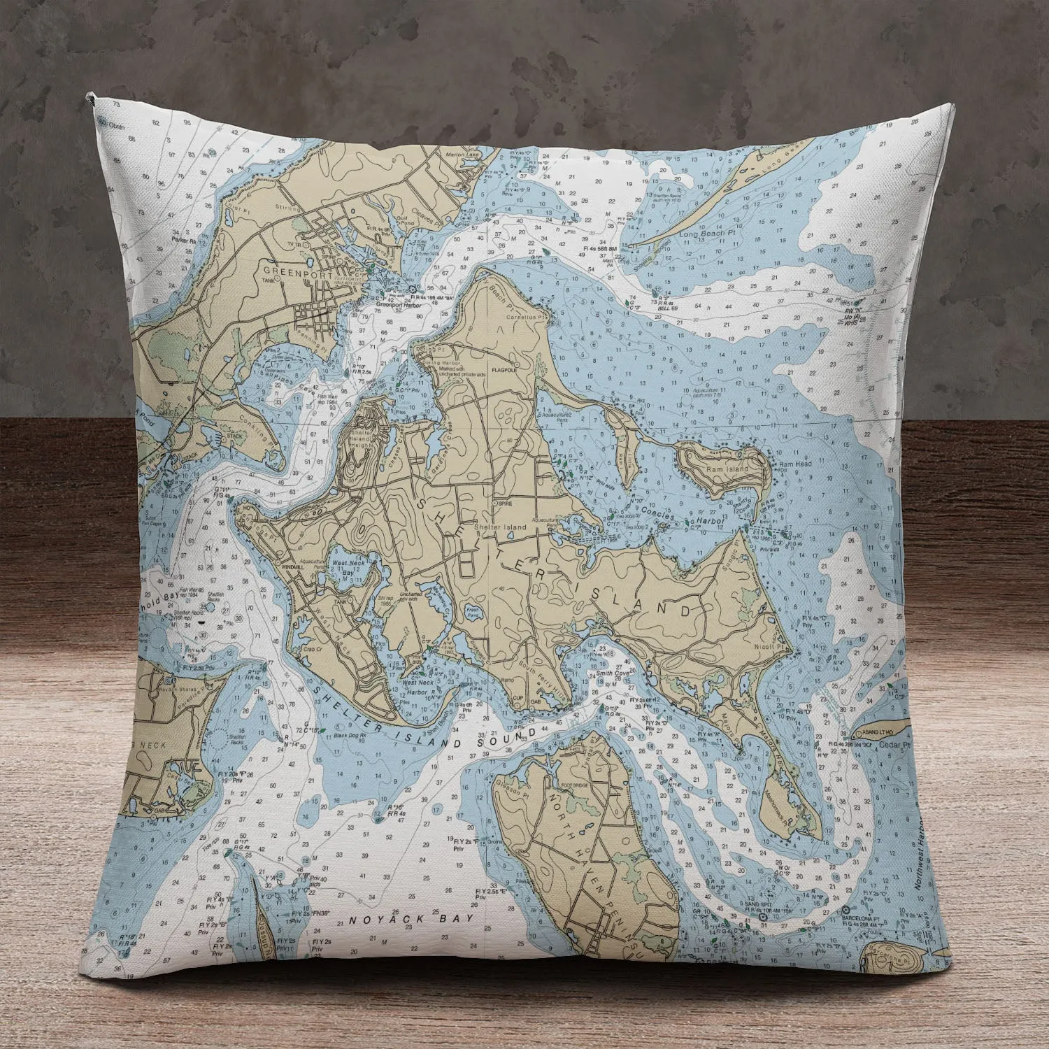 The Shelter Island Square Pillow Cover