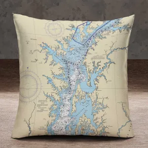 The Upper Chesapeake Bay Square Pillow Cover