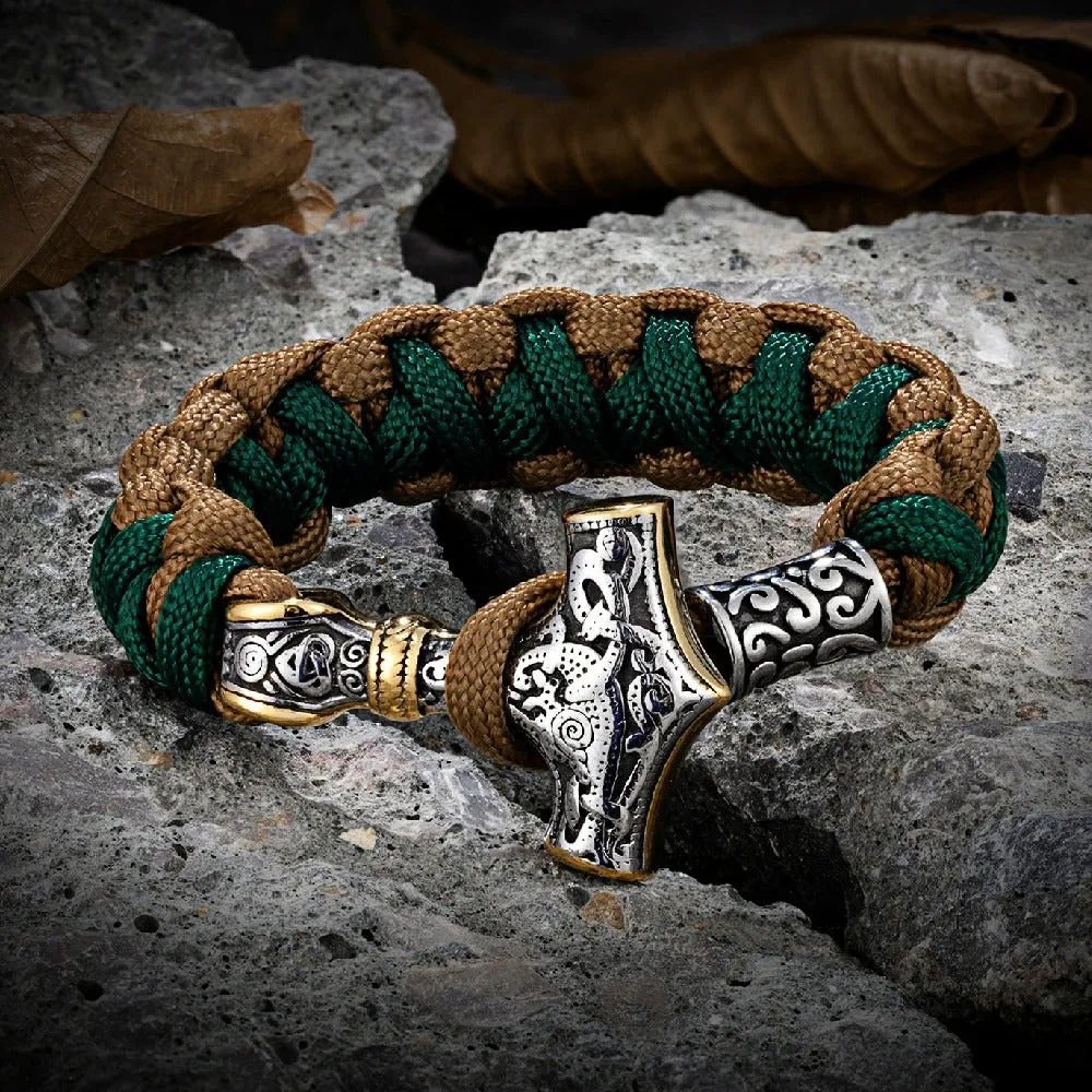 Thor's Hammer Paracord Bracelet