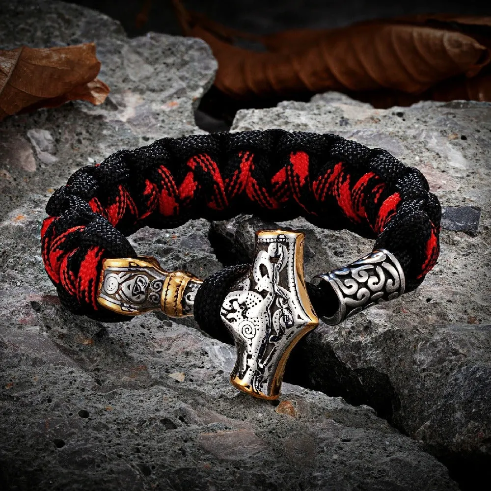Thor's Hammer Paracord Bracelet