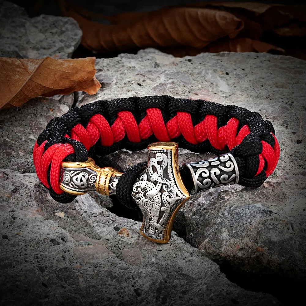 Thor's Hammer Paracord Bracelet