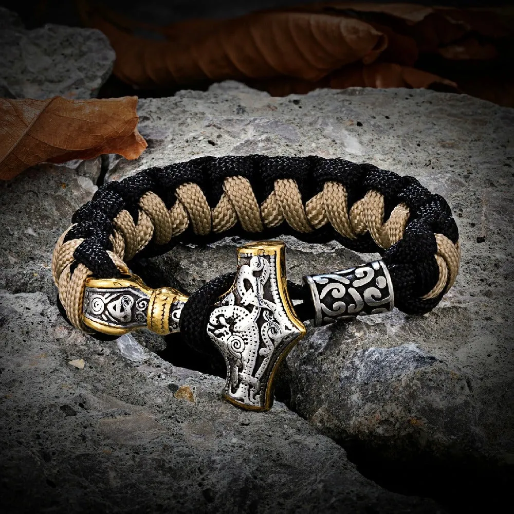 Thor's Hammer Paracord Bracelet