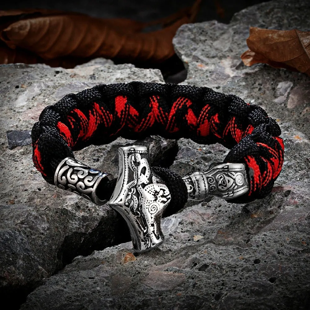Thor's Hammer Paracord Bracelet