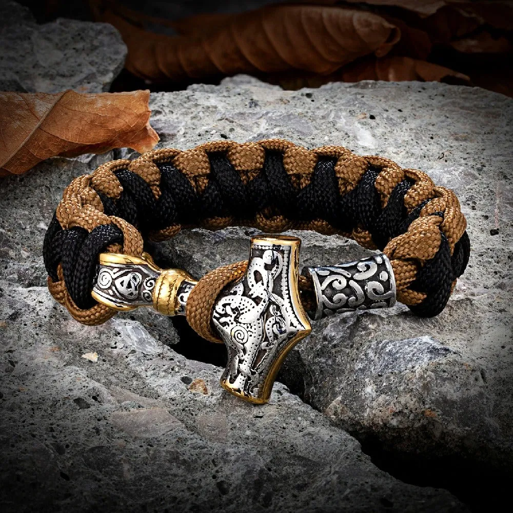 Thor's Hammer Paracord Bracelet