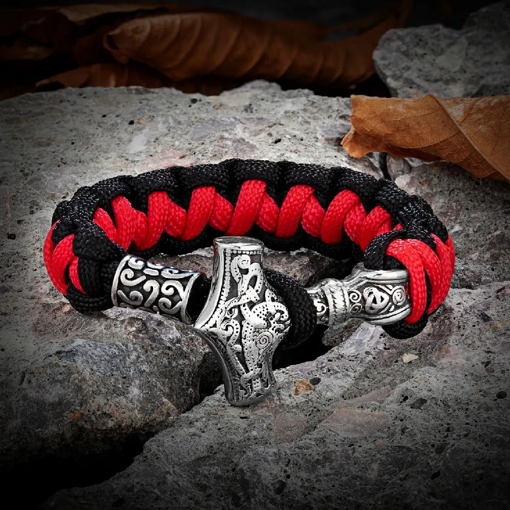 Thor's Hammer Paracord Bracelet