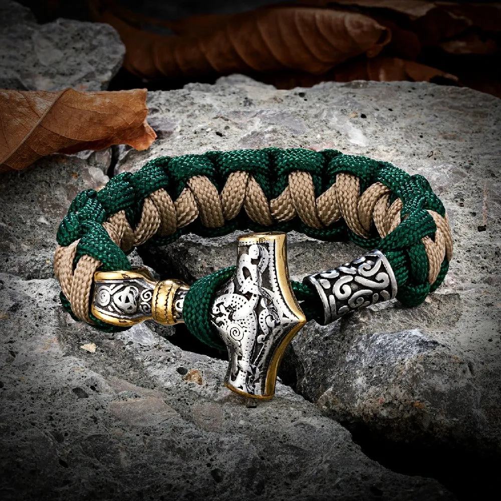Thor's Hammer Paracord Bracelet