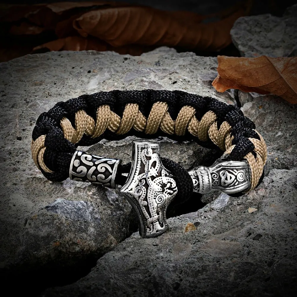 Thor's Hammer Paracord Bracelet