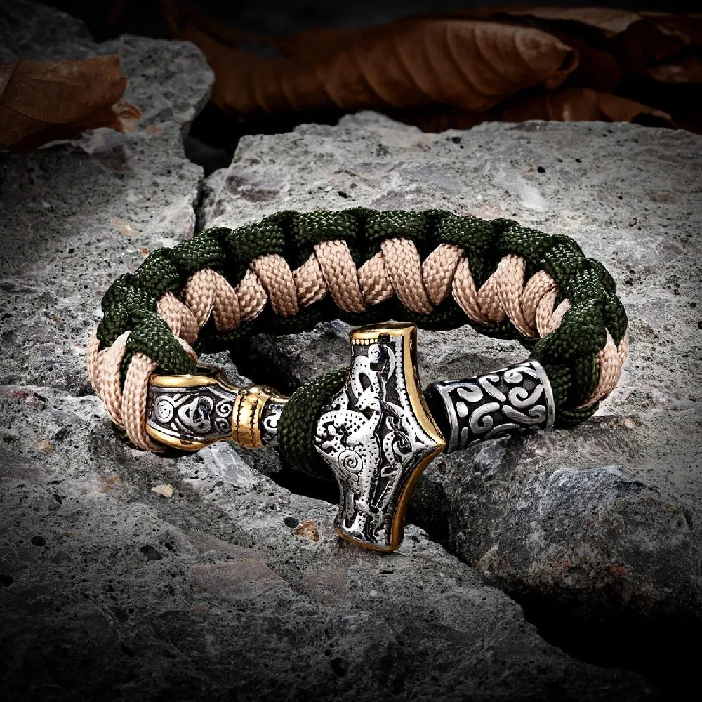 Thor's Hammer Paracord Bracelet