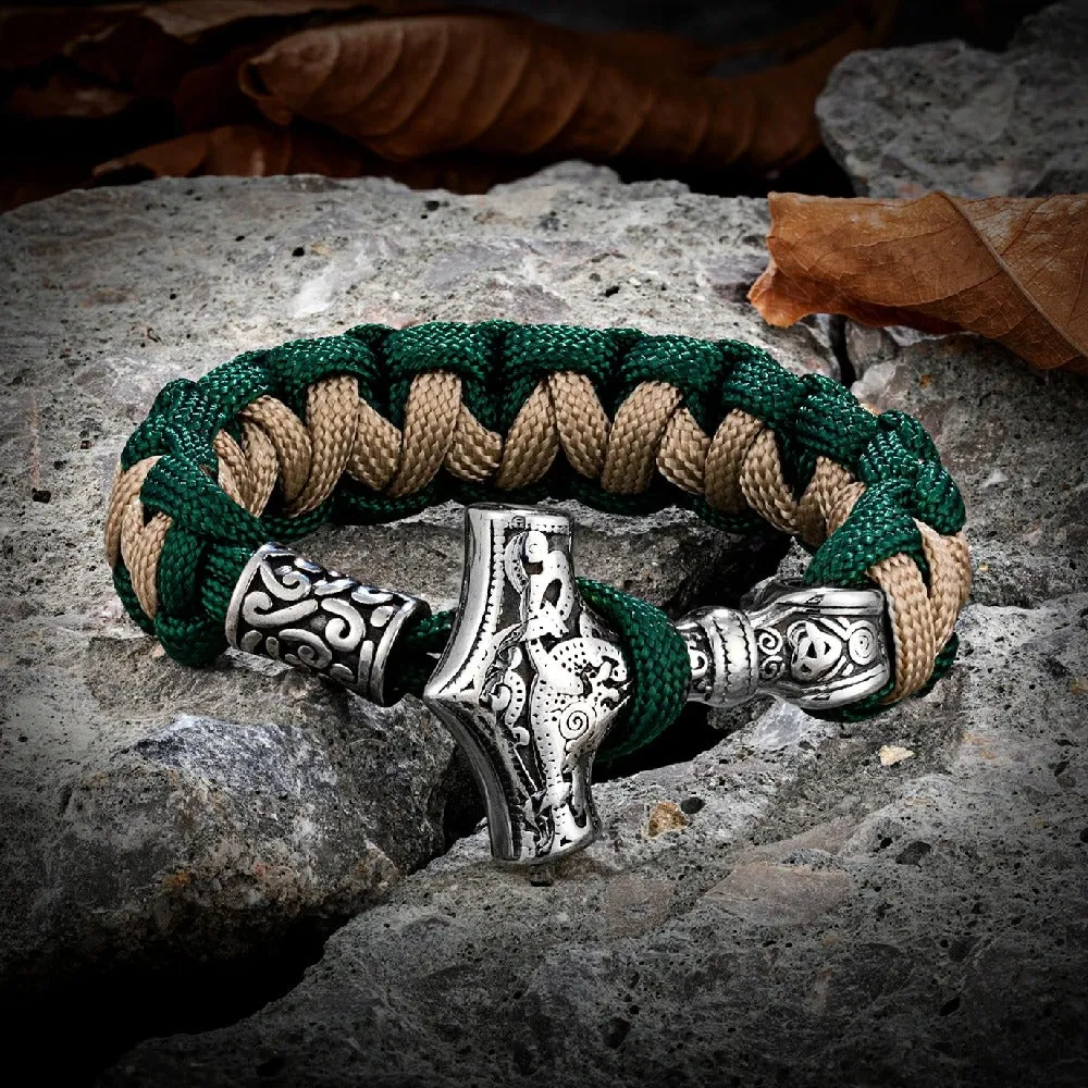 Thor's Hammer Paracord Bracelet