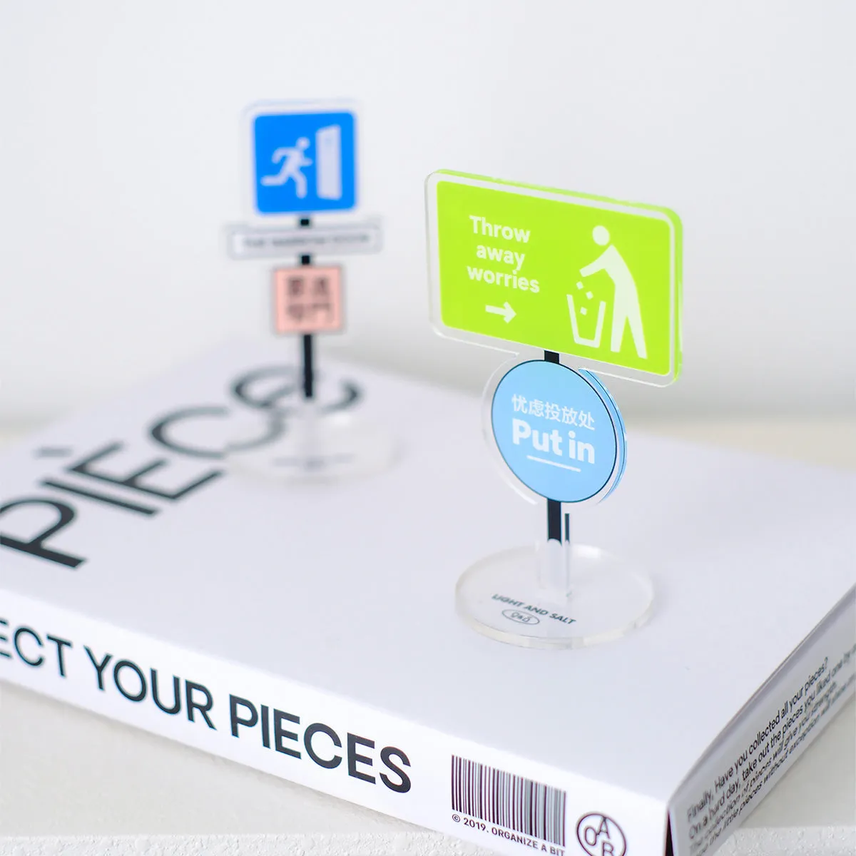 Throw Away Your Worries {Acrylic Decor}