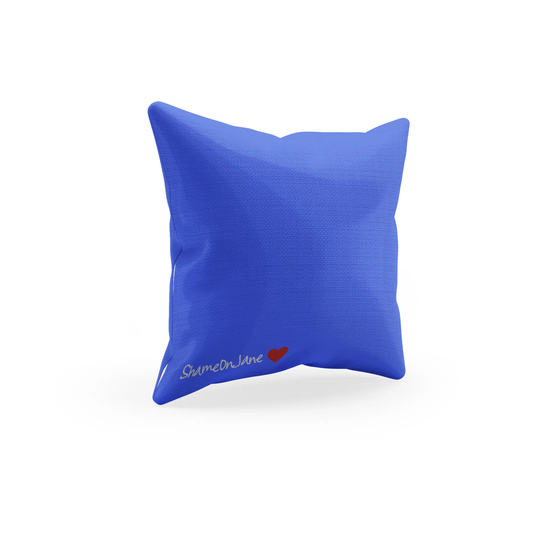 Throw Pillow Cover With Blue Pop Art Rainbow Design For Playroom Decor or Girls Room Decor