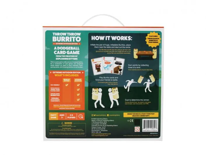 Throw Throw Burrito Extreme Outdoor Edition - Card Game