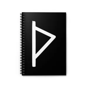 Thurisaz (Thor's Hammer) Viking Rune Spiral Notebook