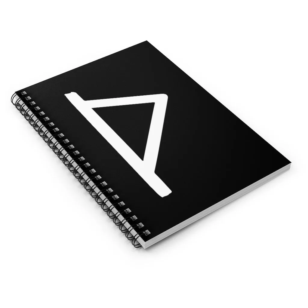 Thurisaz (Thor's Hammer) Viking Rune Spiral Notebook