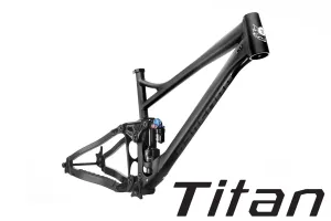 Titan V3.2 Frameset - XL Stealth Black, FOX Float X2 Performance Shock, Headset