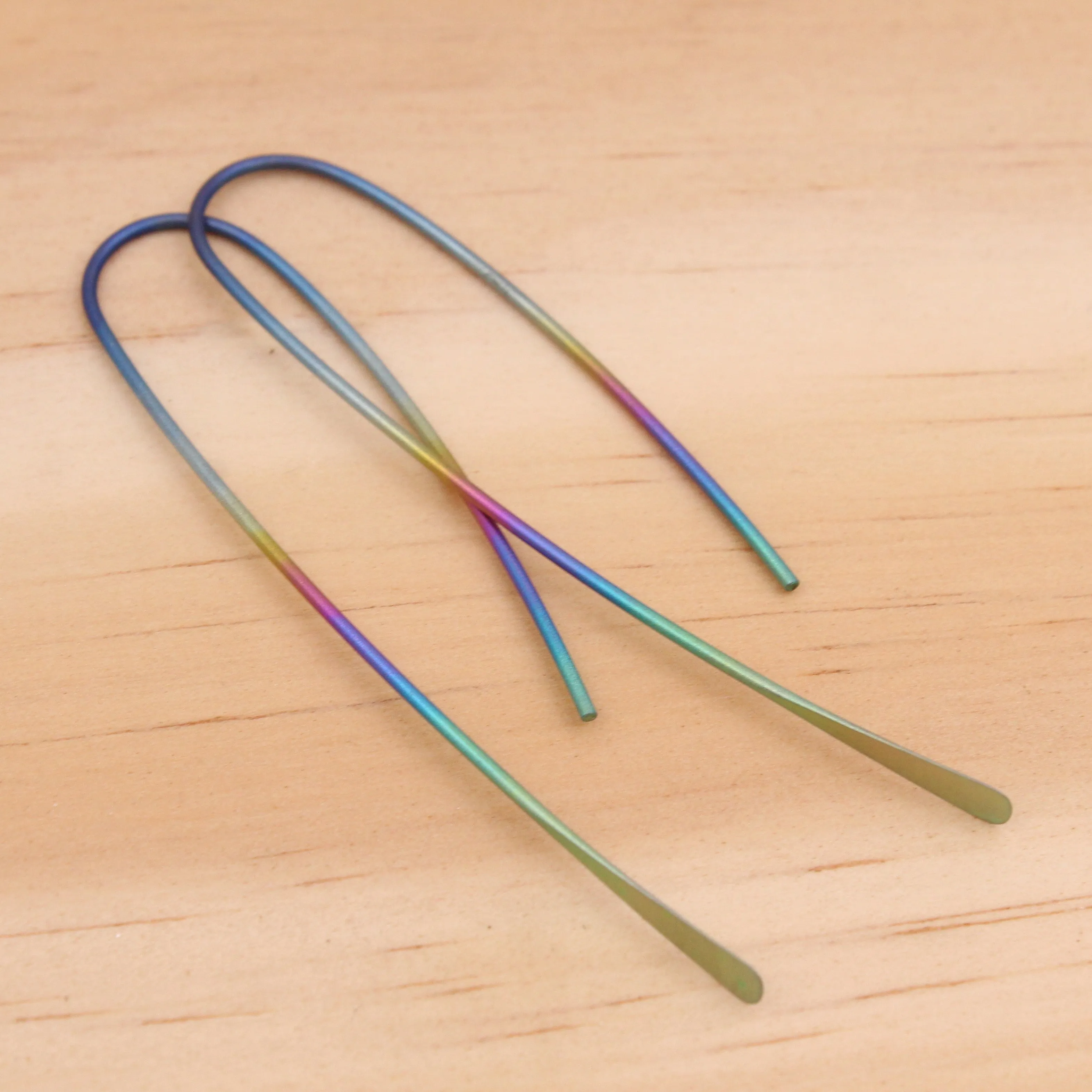 Titanium Hook Earrings - Extra Long   18 gauge