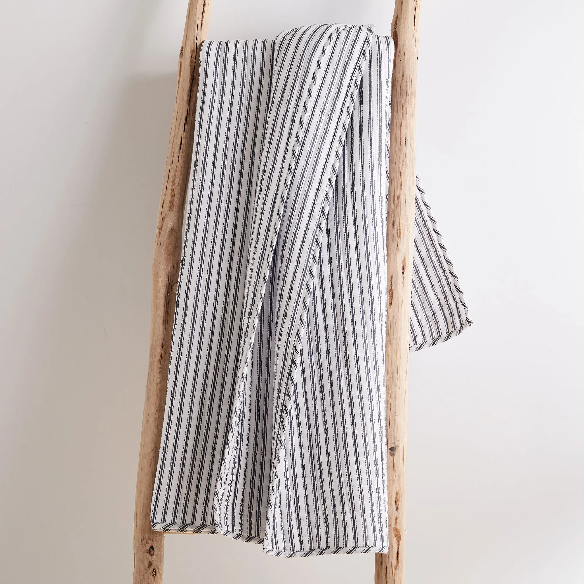 Tobago Stripe Quilted Throw