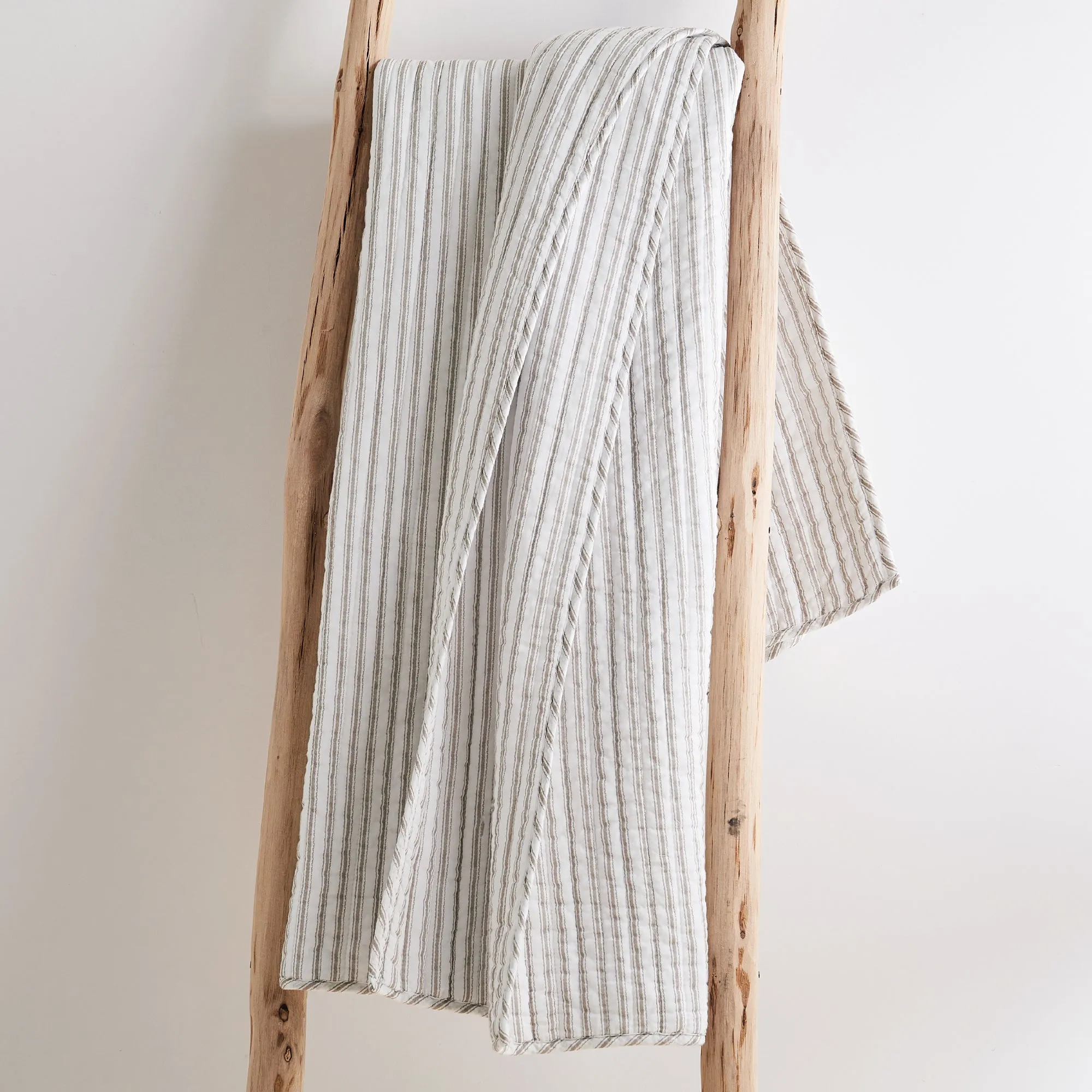 Tobago Stripe Quilted Throw