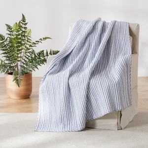 Tobago Stripe Quilted Throw