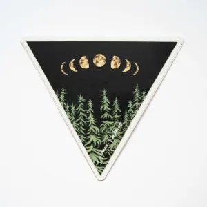 Triangle Trees Sticker