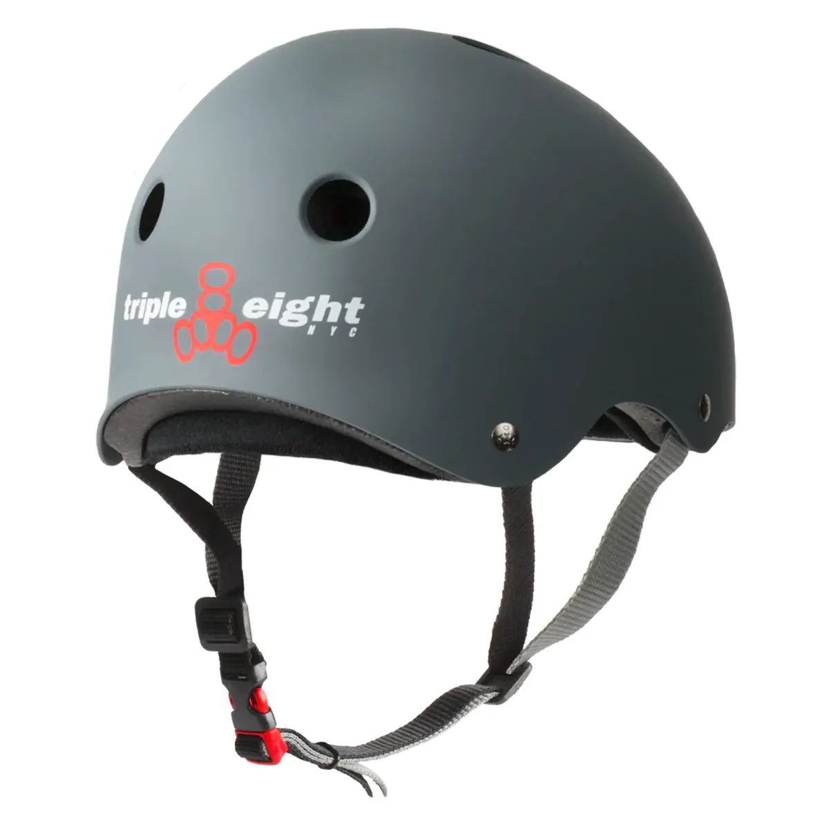 Triple 8 - Certified Sweatsaver Helmet Carbon Rubber