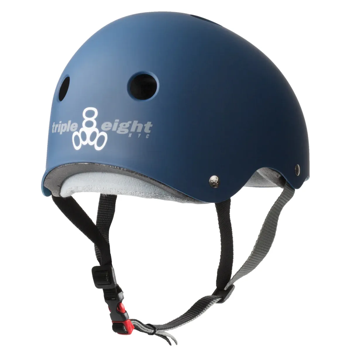 Triple 8 - Certified Sweatsaver Helmet Navy Rubber