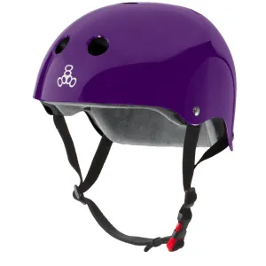 Triple 8 - Certified Sweatsaver Helmet Purple Gloss