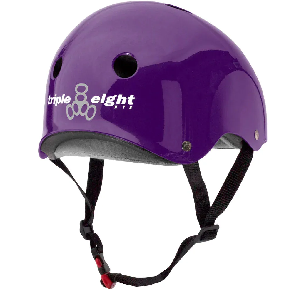 Triple 8 - Certified Sweatsaver Helmet Purple Gloss