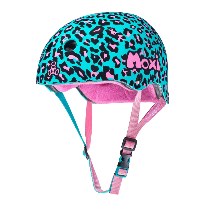 Triple 8 Certified Sweatsaver  - Moxi Blue Leopard -