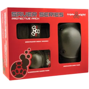 Triple 8 SAVER SERIES 3-PACK - Black -