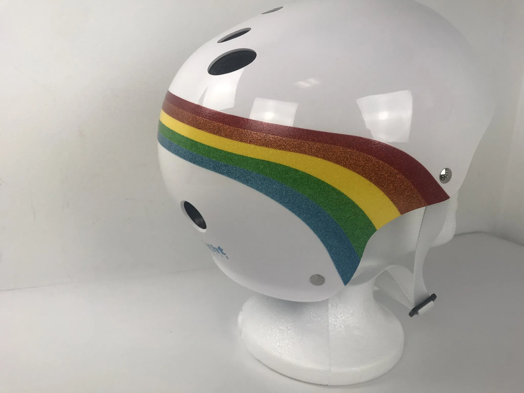 Triple 8 The Certified Helmet SS Rainbow Sparkle White