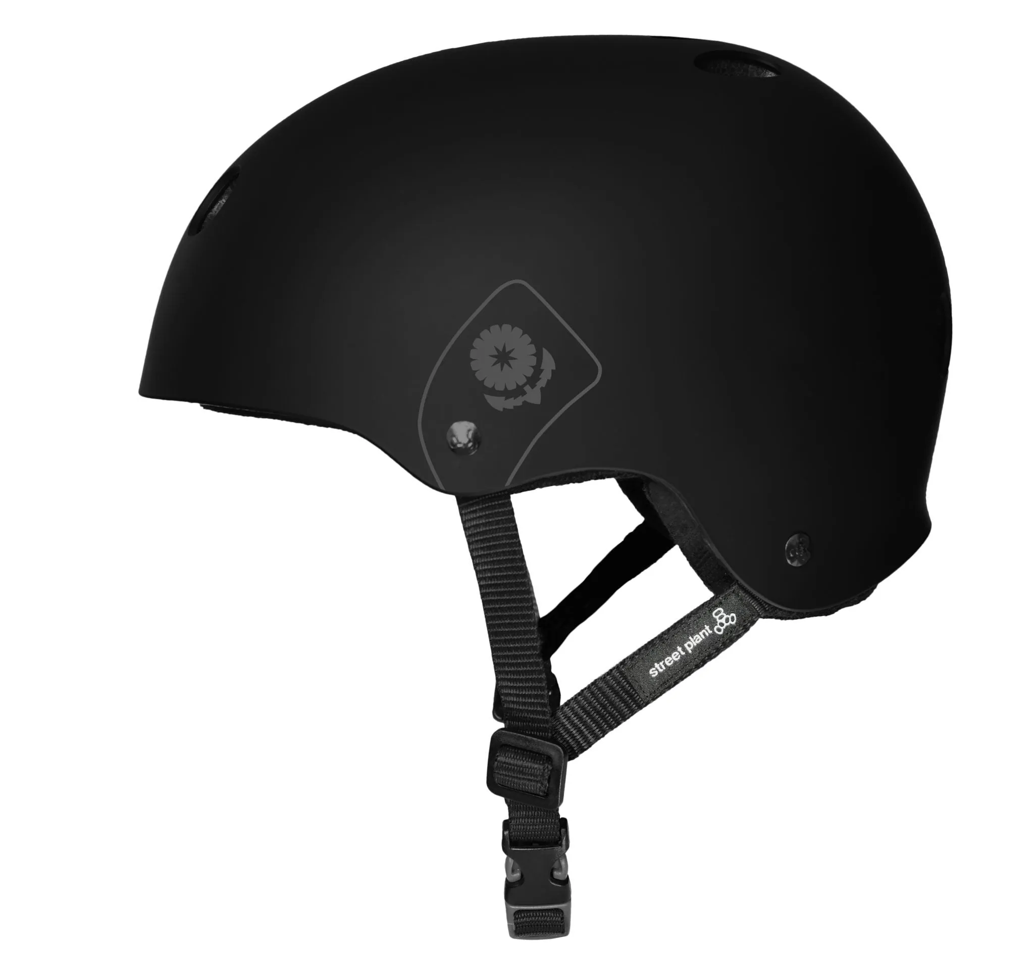 Triple 8 The Certified Helmet SS Street Plant Black Rubber