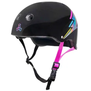 Triple Eight Certified Sweatsaver Helmet - Black / Hologram
