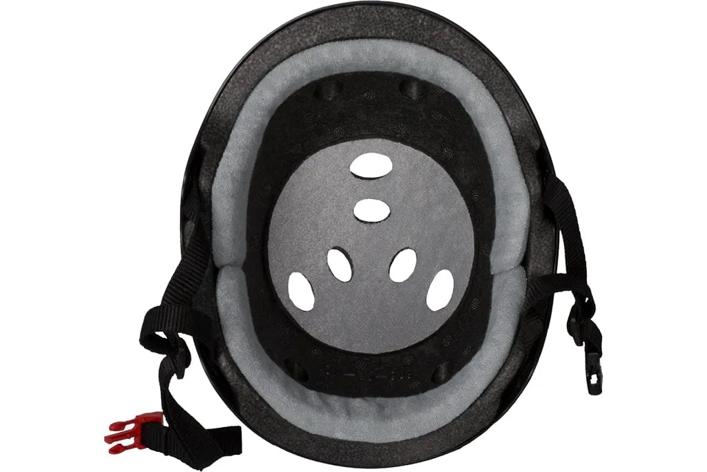Triple Eight Certified Sweatsaver Helmet Carbon Rubber