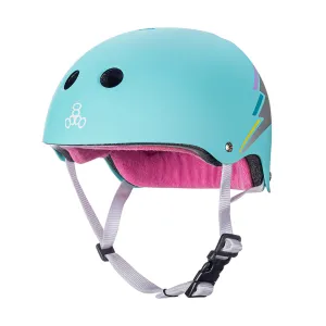 Triple Eight Certified Sweatsaver Helmet - Teal Hologram