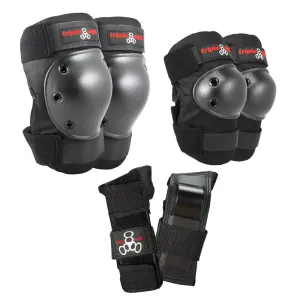 Triple Eight Saver Series Tripple Pad Set - Black