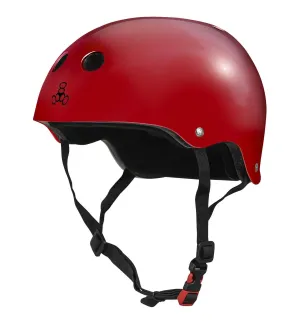 Triple Eight Sweatsaver Cert Helmet Glossy Scarlet