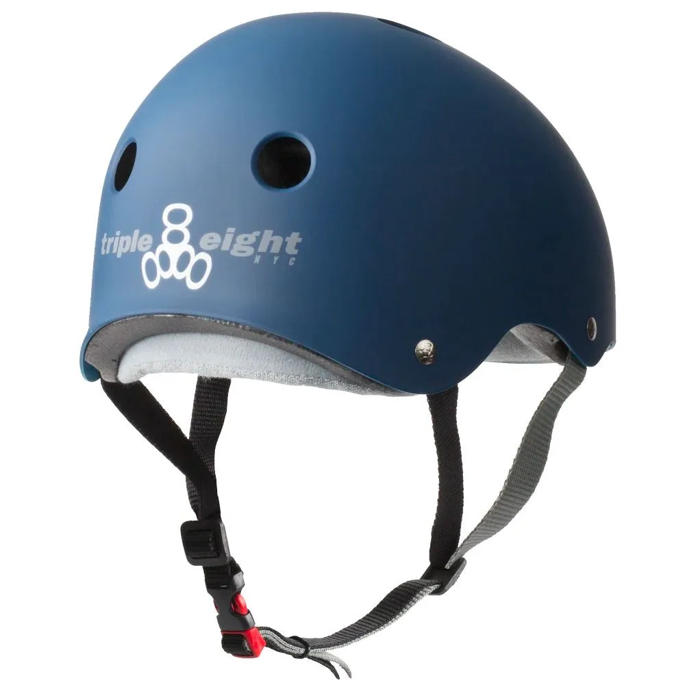 Triple Eight Sweatsaver Certified Helmet - Rubber Navy