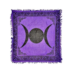 Triple Moon Altar Cloth - 36" x 36"