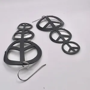 Triple Peace Earring