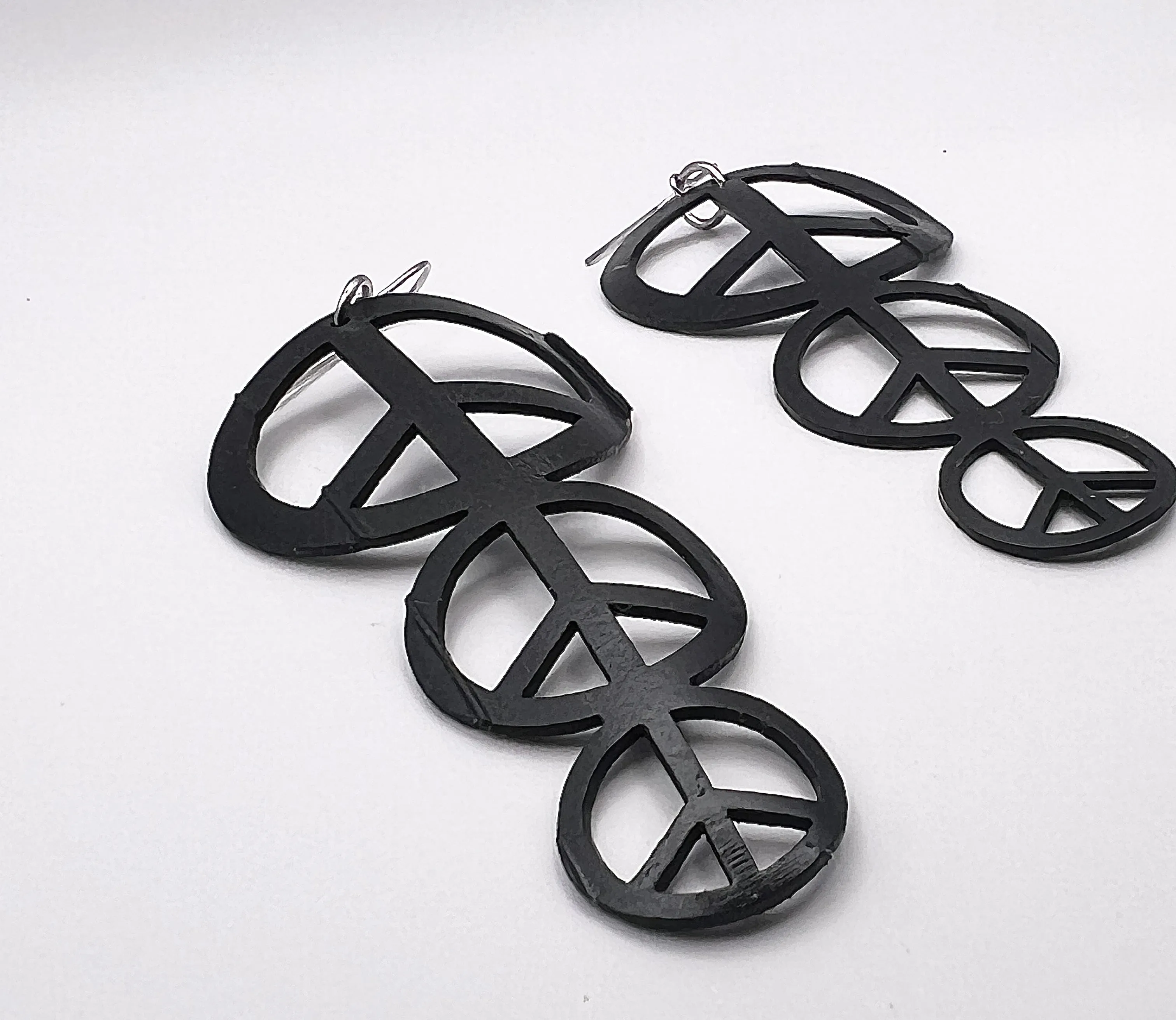 Triple Peace Earring