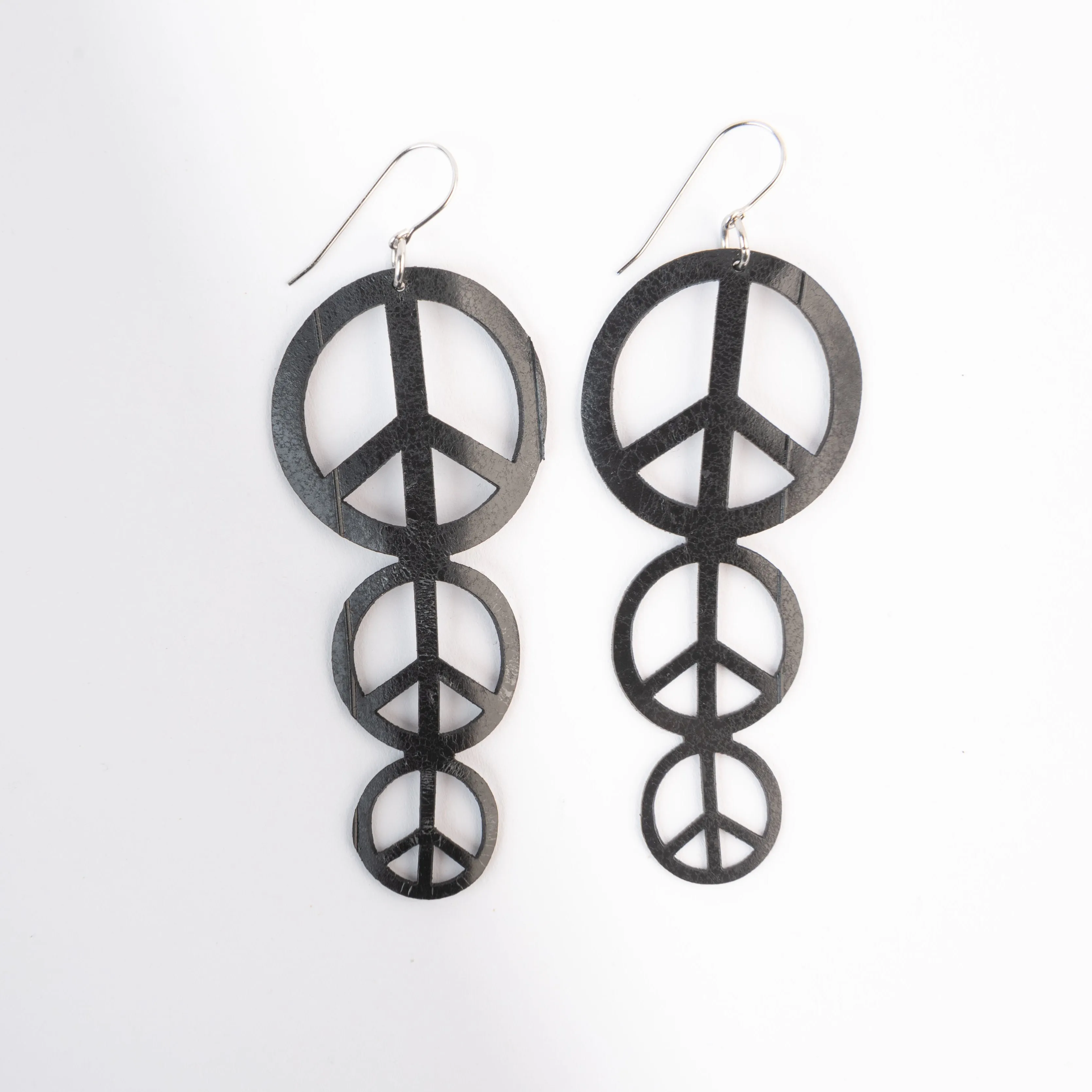 triple peace earring