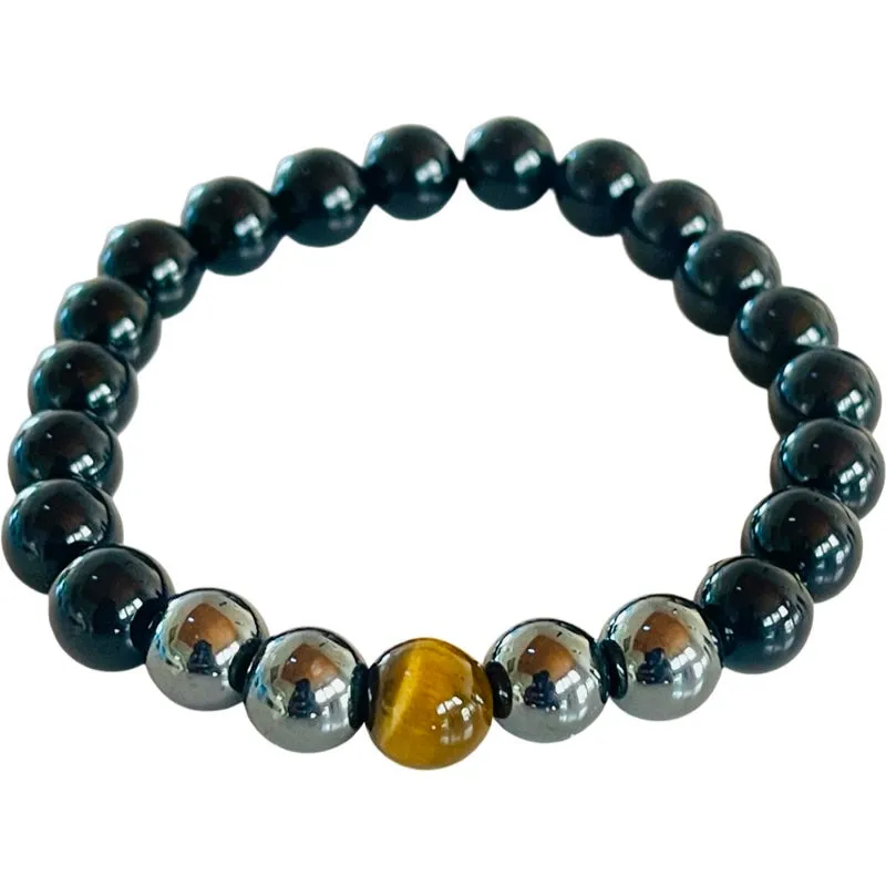 Triple Protection Bracelet - 8mm Round