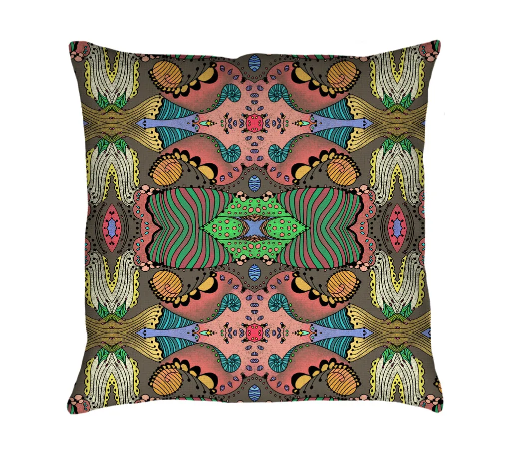Tulip Mania Throw Pillow