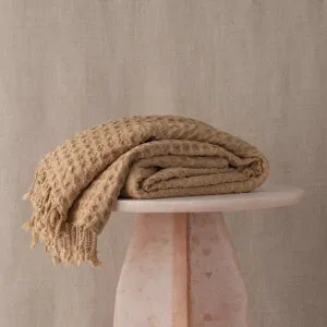 Turkish Cotton Throw Nutmeg