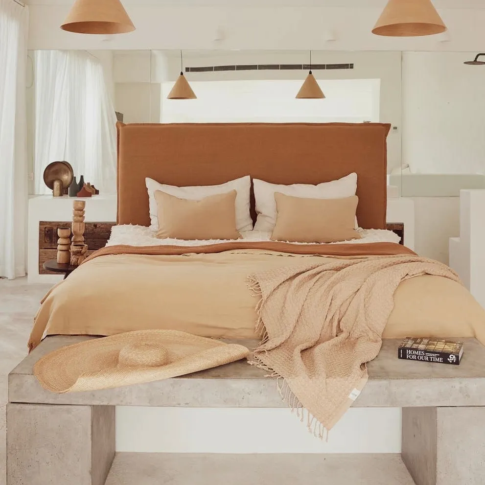 Turkish Cotton Throw Nutmeg